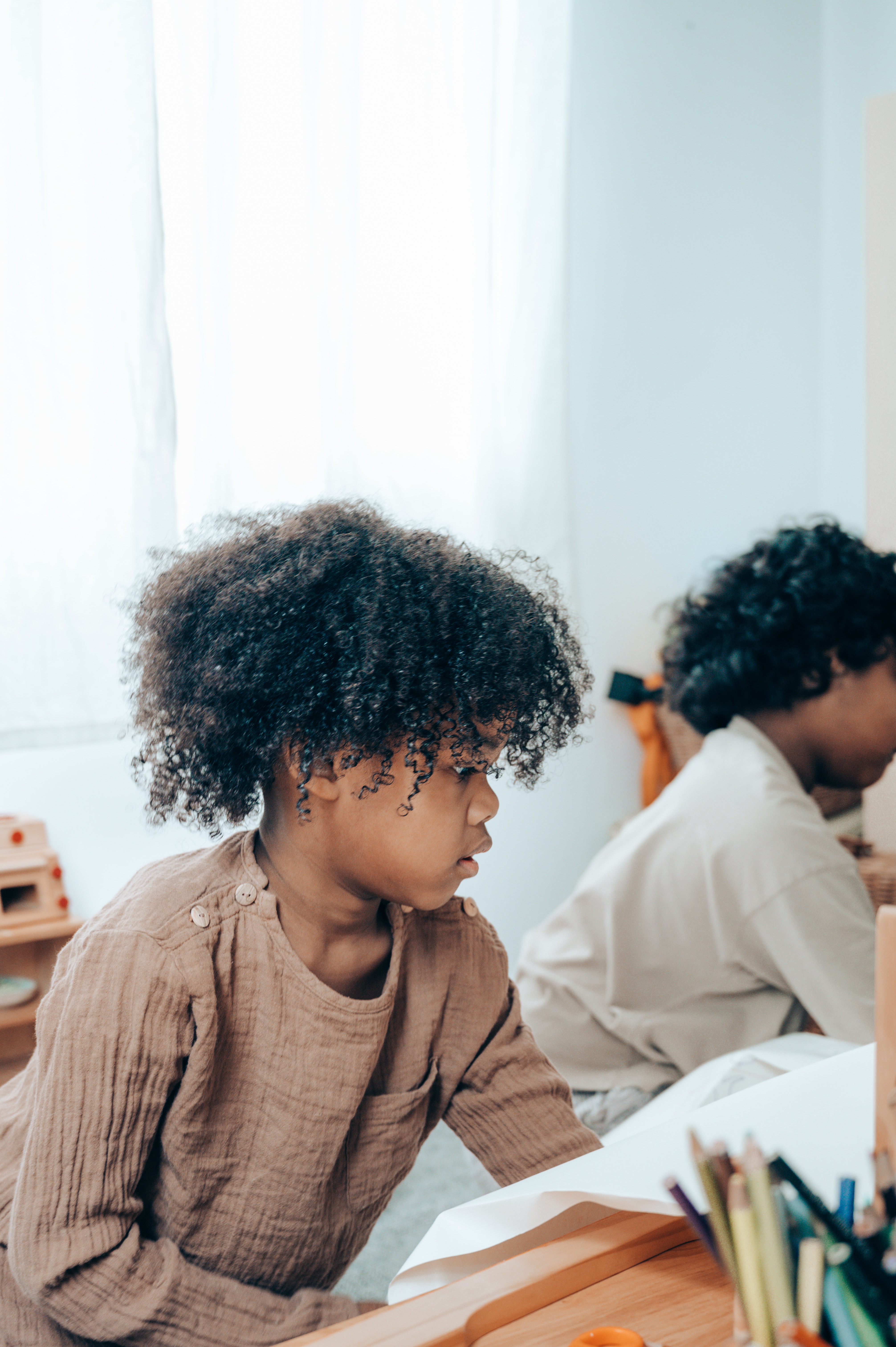a child in kindergarten